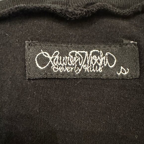 Like new! Lauren Moshi Oversized White Bow Graphic Tee | Size Small - Picture 3 of 7